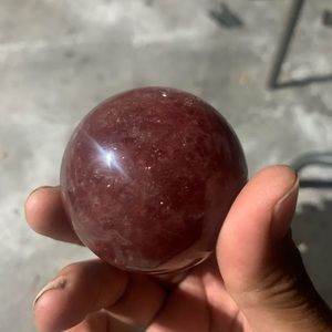 Cherry Red Tanzurine sphere